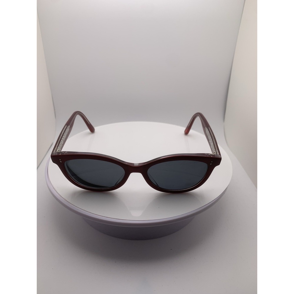 Maui Jim MJO 2229-07F Burgundy on Clear Unisex 52-18-145 Frames Only